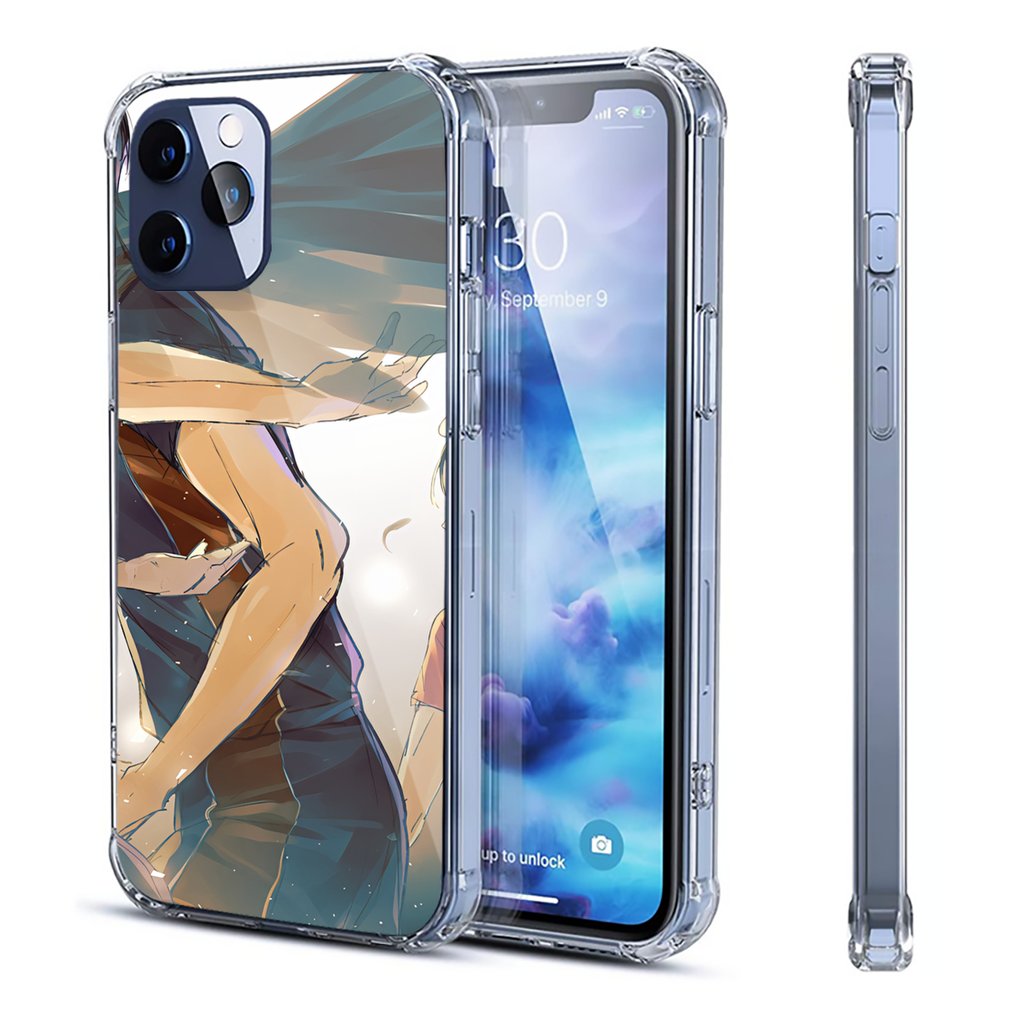 （画像用） ハイキュー!! Haikyu!! 【iPhone 12シリーズ対応】透明スマホケース（クリアソフトケース）